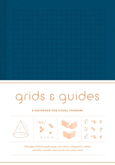 Grids guides (navy): a notebook for visual thinkers