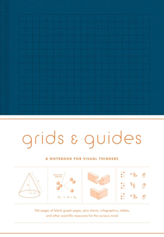 Grids guides (navy): a notebook for visual thinkers