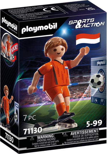 Playmobil sports action voetballer nederland - 71130