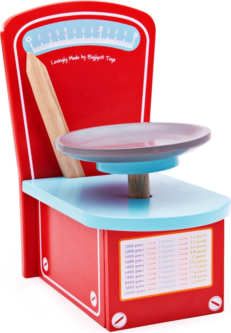 Load image into Gallery viewer, Bigjigs toys bigjigs houten weegschaal
