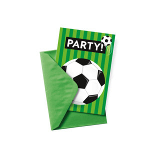 Load image into Gallery viewer, Voetbal uitnodigingskaarten
