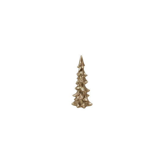 Country field countryfield beeld kerstboom floris goud aardewerk 10x8x24cm