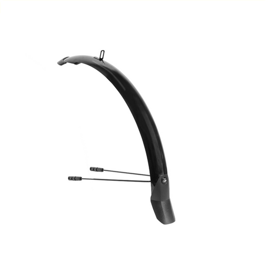 Voorspatbord 28 Lampo 58 mm breed - zwart