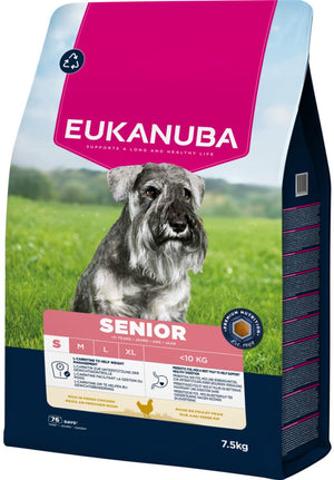 Eukanuba hondenvoer droog life care dog senior small kip - 7,5 kg