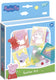Totum peppa pig 4 luxe kaarten maken creatief speelgoed knutselset spetterkunst incl. stickers - speelgoed junior knutselen