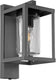 Trio lunga - wandlamp - antraciet - excl. 1x e27 4 w - schemersensor - buitenverlichting - ip44