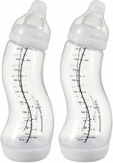 Difrax baby fles small - 250 ml - 2 stuks