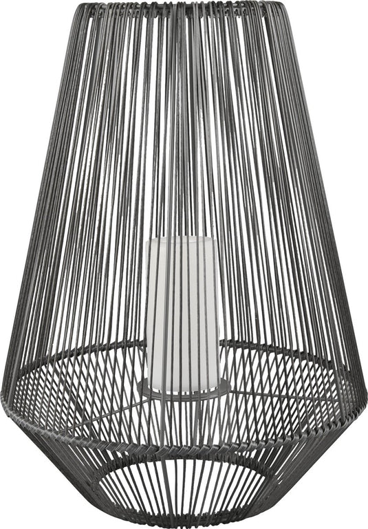 Rl live your light reality mineros - tafellamp - grijs - incl. 1x smd 0,2w - solar - zonne energie - snoerloos - oplaadbaar - buitenverlichting - ip44