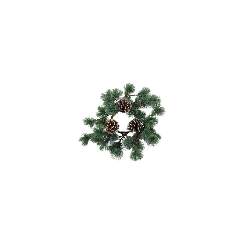 Load image into Gallery viewer, Country field countryfield krans pinus parviflora grijsgroen zijde ã˜30,5x4cm
