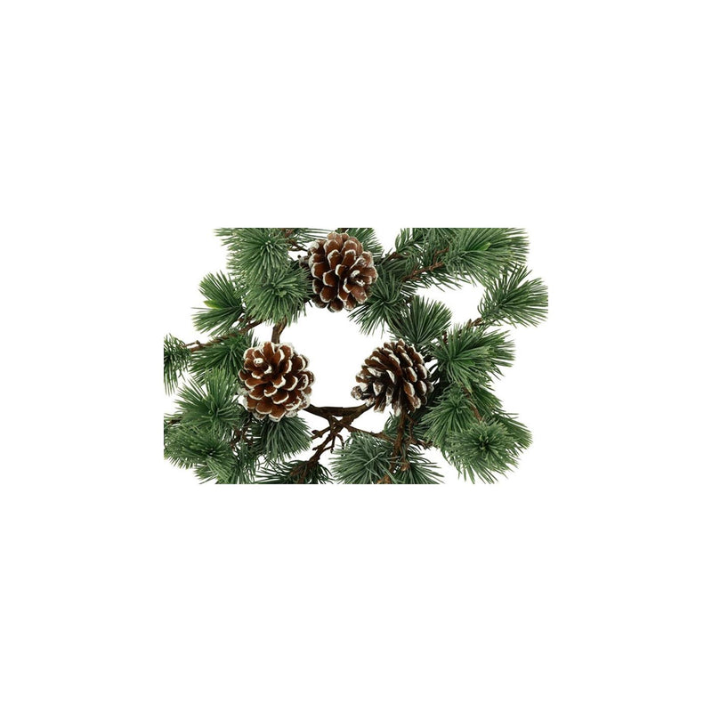 Load image into Gallery viewer, Country field countryfield krans pinus parviflora grijsgroen zijde ã˜30,5x4cm
