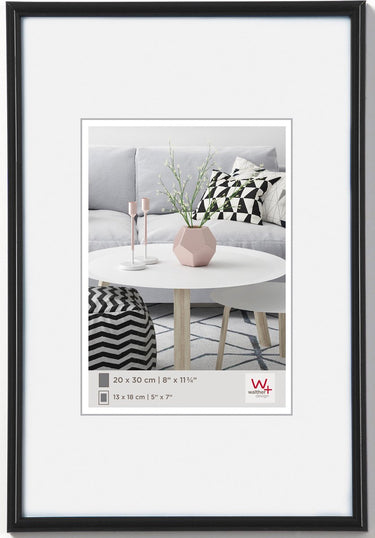 Walther galeria - kunststof lijst - fotoformaat 30x40 cm - zwart