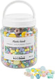 Creativ company kunststof kralen diverse kleuren, 700ml