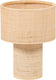 Woood syro tafellamp ø 28 cm - raffia - naturel - 38x28x28