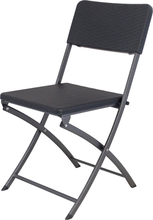 Eurotrail pavilion stoel rattan design - zwart