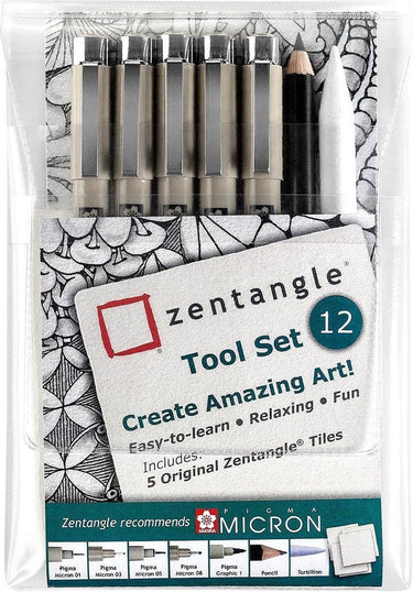 Sakura zentangle tool set - 12-delig