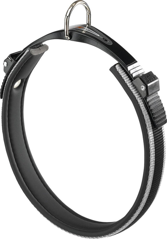 Ferplast hondenhalsband ergocomfort 43 tot 51 cm zwart grijs