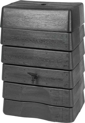 Nature - regentank - 168l - h89,5 x 58,5 x 39,5cm - antraciet - muurmodel
