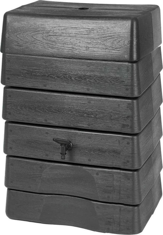 Nature - regentank - 168l - h89,5 x 58,5 x 39,5cm - antraciet - muurmodel
