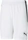 Puma teamliga shorts heren sportbroek - white- black