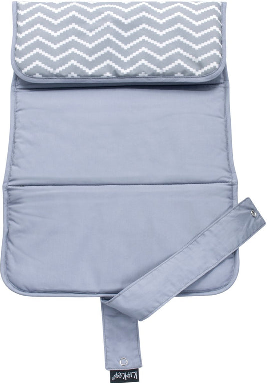 Kipkep napper - verschoonmatje - silver grey - waterproof - dik - wasmachine - duurzaam (excl. luieretui)
