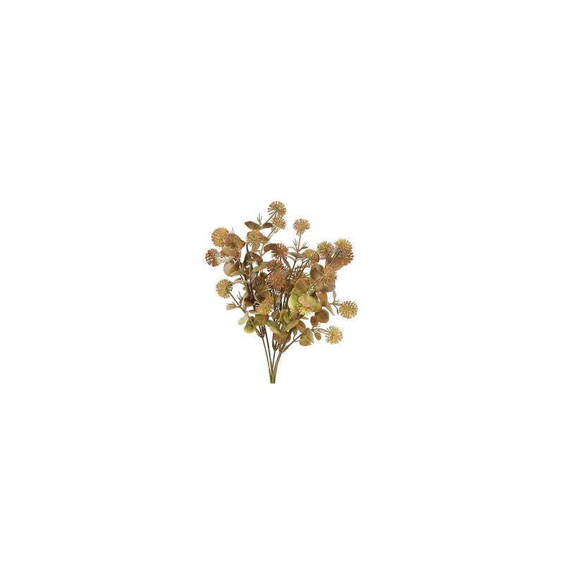 Load image into Gallery viewer, Country field countryfield kunstbloem steker acaena licht bruin zijde ã˜12x35cm
