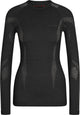 Falke wool-tech longsleeve sneldrogend wol functioneel functioneel shirt met lange mouwen dames zwart - maat xs