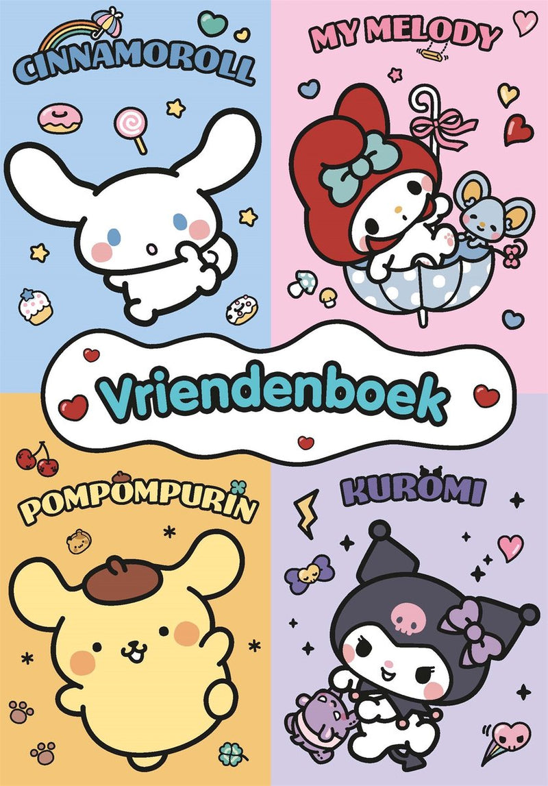 Load image into Gallery viewer, Hello kitty cinnamoroll vriendjes - vriendenboekje
