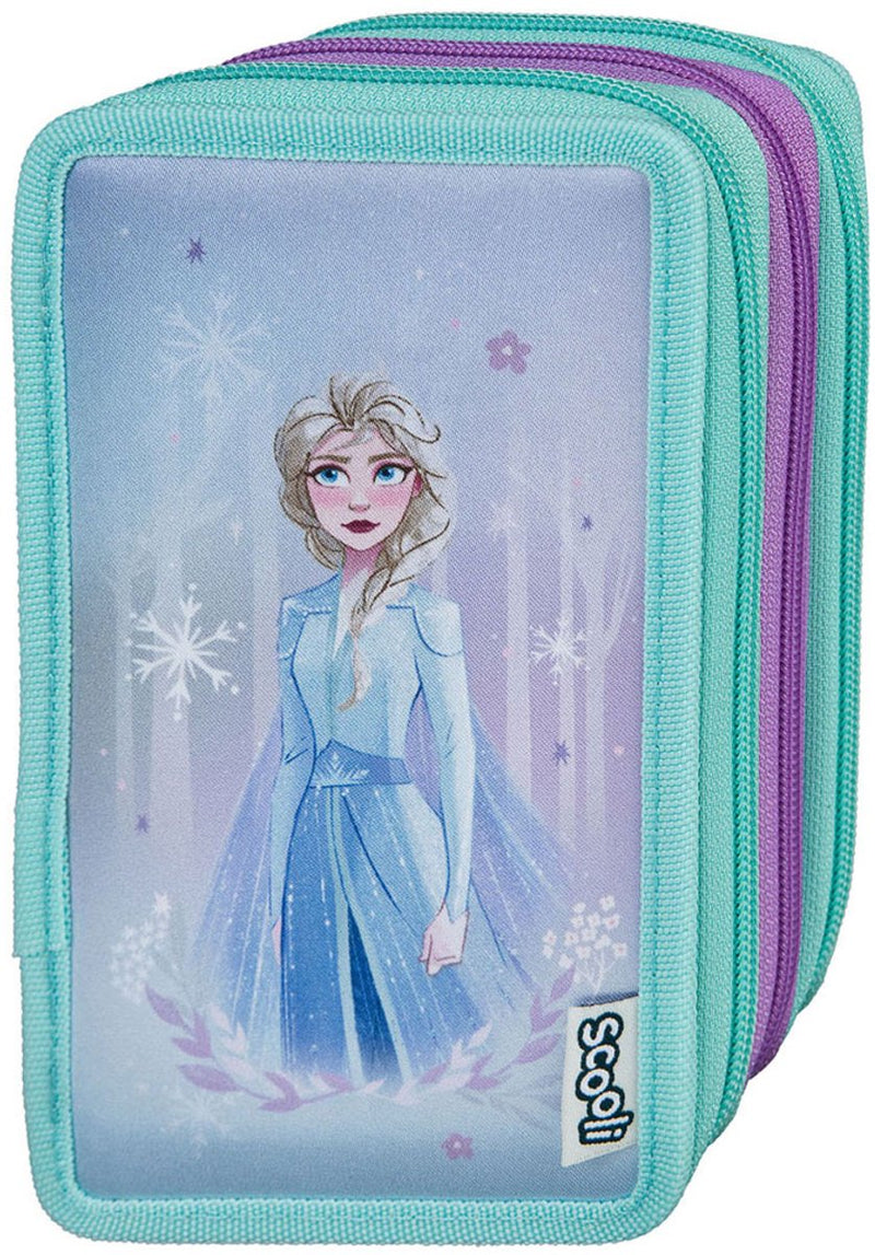 Load image into Gallery viewer, Undercover etui disney frozen 3-vaks gevuld schoolset multi kleuren.
