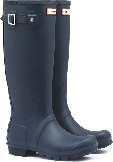 Hunter - regenlaarzen voor dames - original tall - marineblauw - maat 38eu