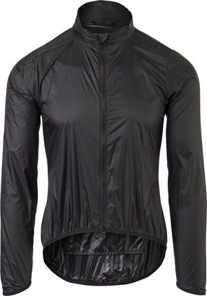 Agu wind fietsjack ii essential heren - zwart - m - winddicht - two-way rits