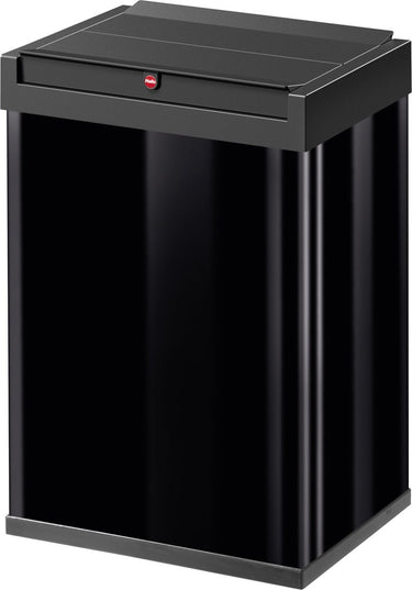 Hailo prullenbak met tuimeldeksel 8401410 zwart big-box swing l