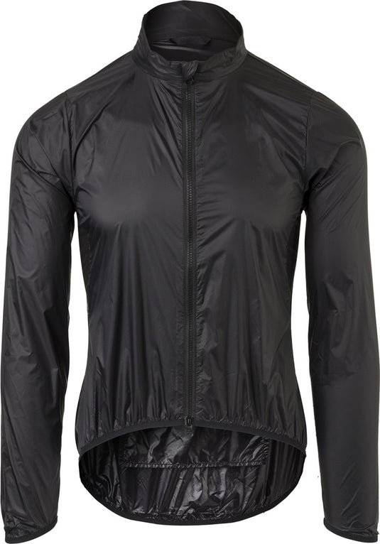 Agu wind fietsjack ii essential heren - zwart - s - winddicht - two-way rits