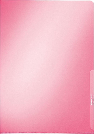 Leitz premium zichtmap - a4 - 100 stuks - rood