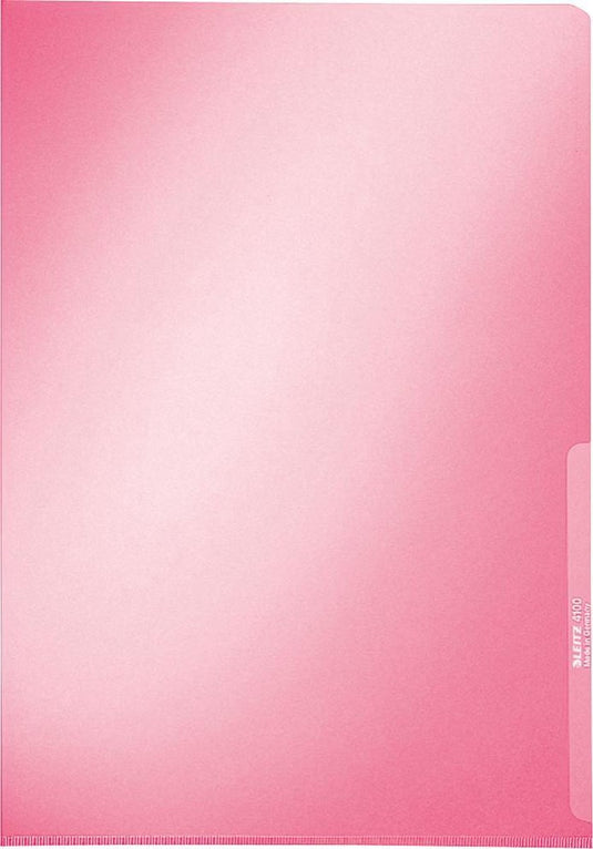 Leitz premium zichtmap - a4 - 100 stuks - rood