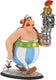 Plastoy asterix statue obelix stack of helmets and dogmatix 21 cm beeld