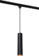 Lucide track floris hanglamp - 1-fase railsysteem railverlichting - 1xgu10 - zwart (uitbreiding)