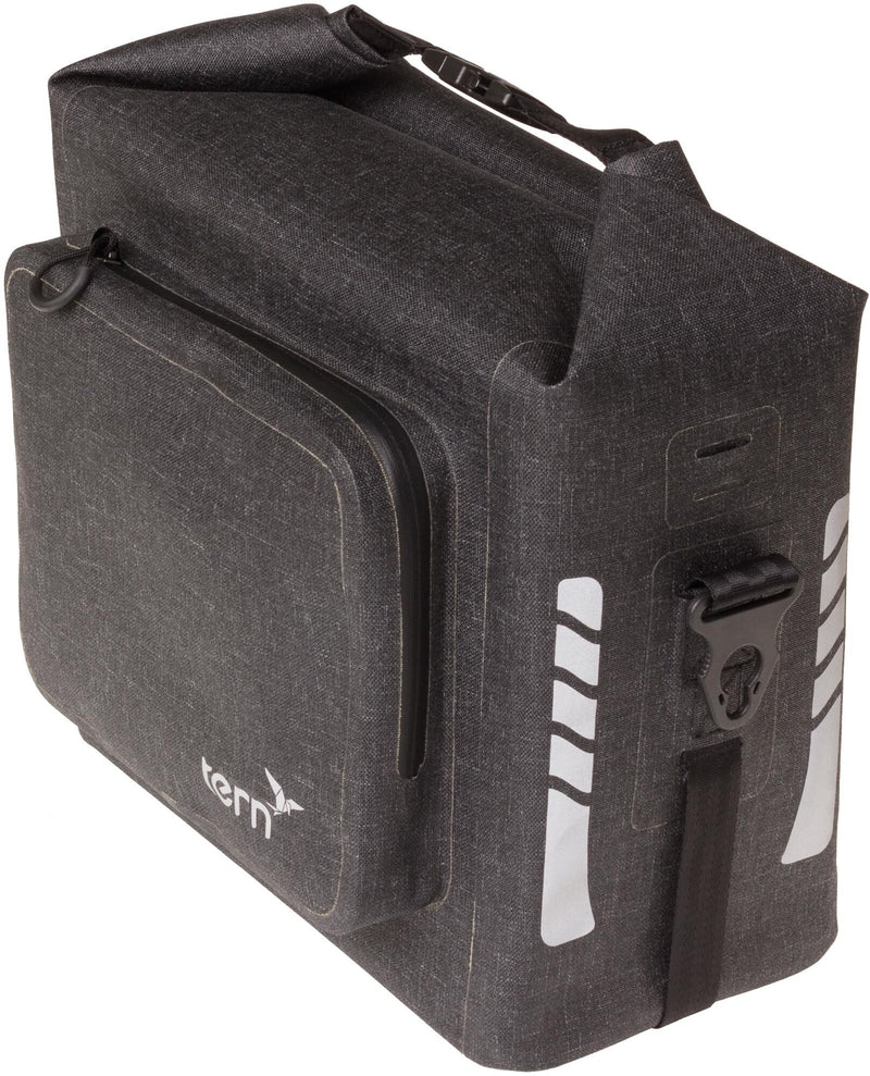 Load image into Gallery viewer, Tern bagagedragertas dry goods bag trunk bag dry goods bag tweed black
