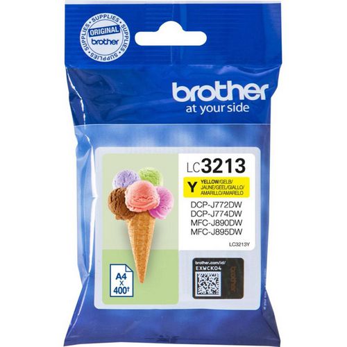 Inktcartridge brother lc-3213y geel