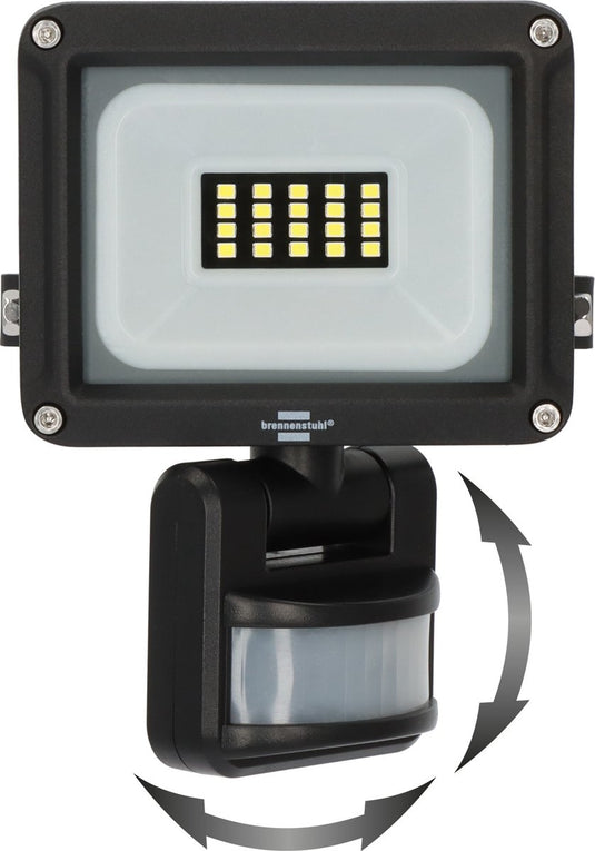 Brennenstuhl led wandlamp jaro 1060 met bewegingsmelder, ip65, 10w, 1150lm