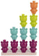 Miniland ml eco: math beren 4cm, in bioplastiek, gerecycleerde materialen en karton, 64 beren, 4 speelborden en 20 voorbeeldkaarten. made in spain, 3+