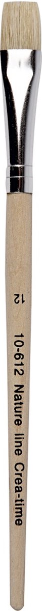 Creativ company houten kwasten - nr. 12, korte steel, 12st.
