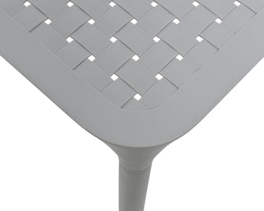 Tafel porto kunststof 65x65x70cm antraciet