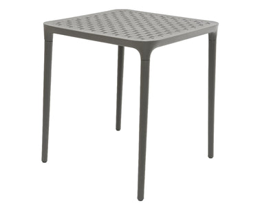 Tafel porto kunststof 65x65x70cm antraciet