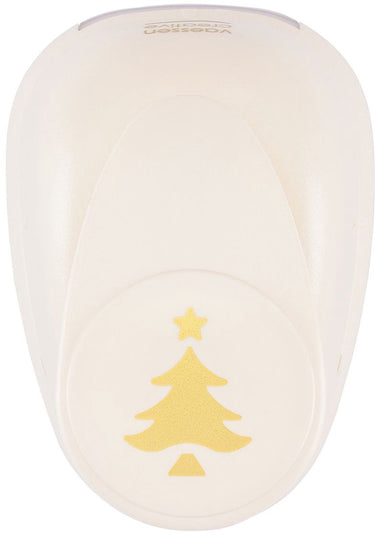 Vaessen creative pons - figuurpons - kerstboom - 2,8 x 3,8 cm
