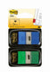 Post-it index standaard duo pack | 100 tabs | groen blauw