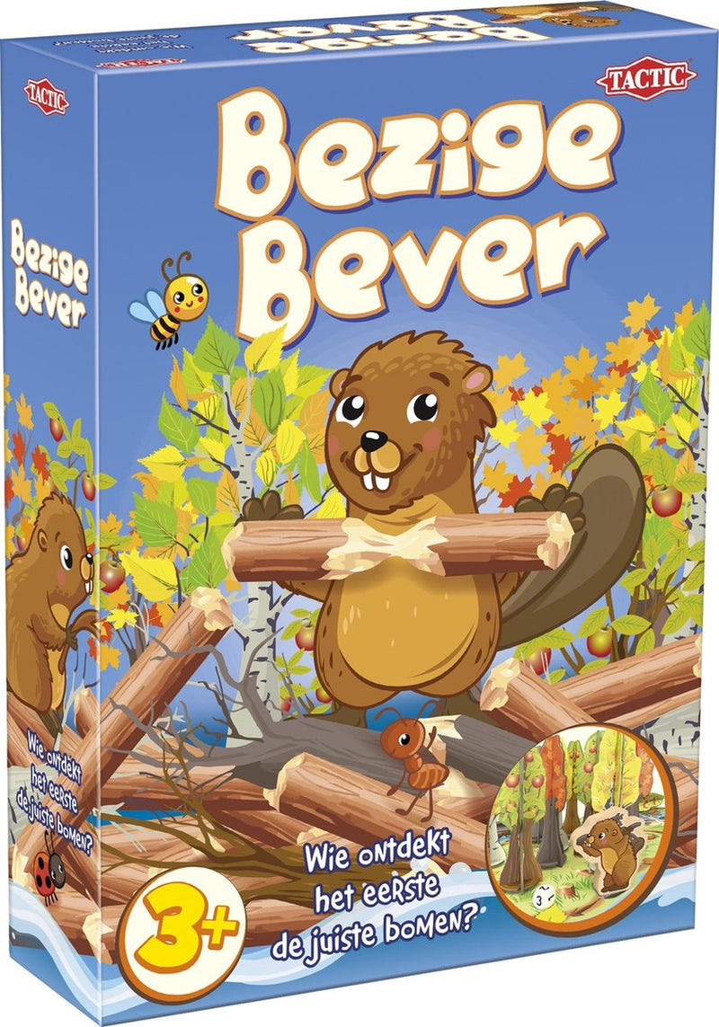 Load image into Gallery viewer, Tactic bezige bever – bordspel – geheugenspel met bouwen – spelenderwijs leren – familiespel – 2 tot 4 spelers – vanaf 3 jaar
