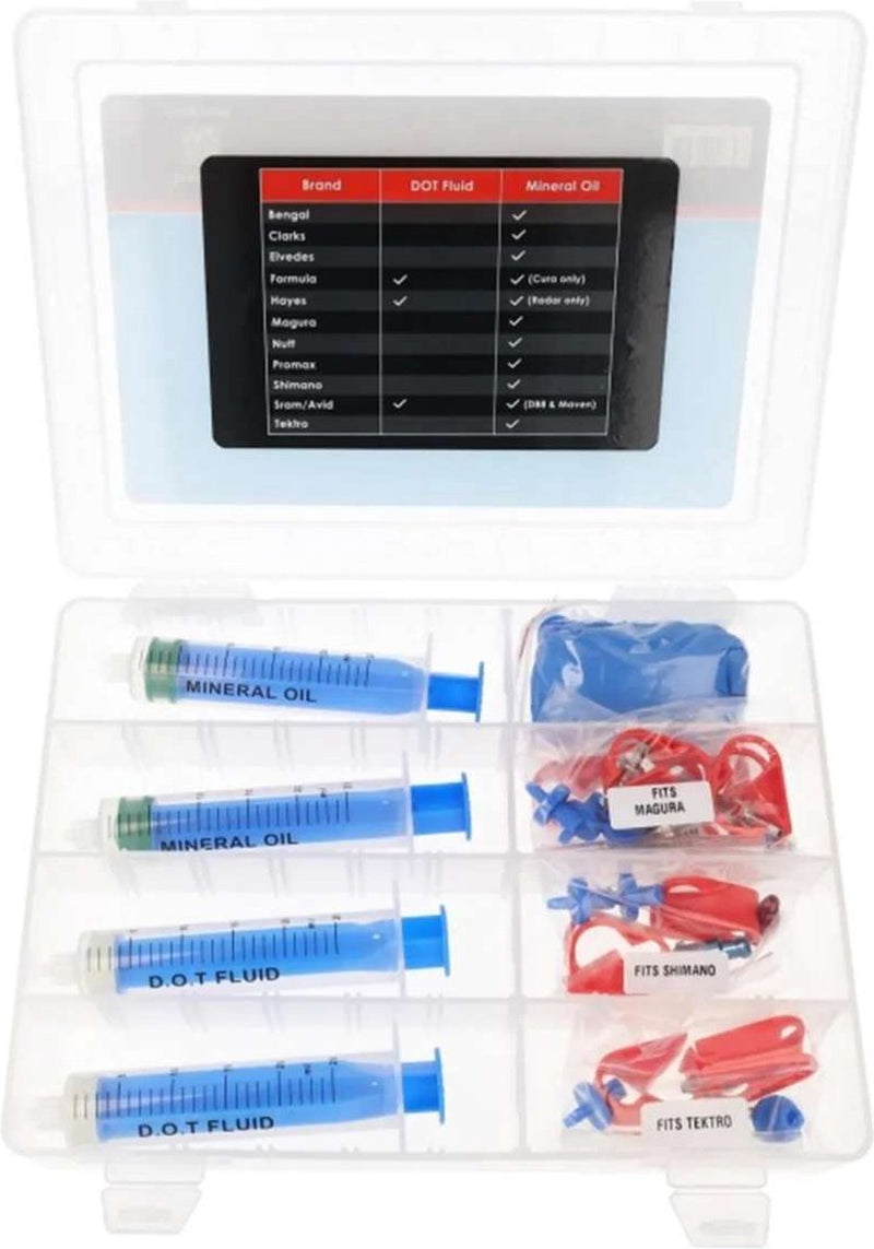 Afbeelding laden in galerijviewer, Elvedes remd elv basic bleeding kit hydro mineraal dot
