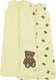 Meyco baby slaapzak winter teddy bear - 2-pack - soft yellow - 90cm - winterslaapzak