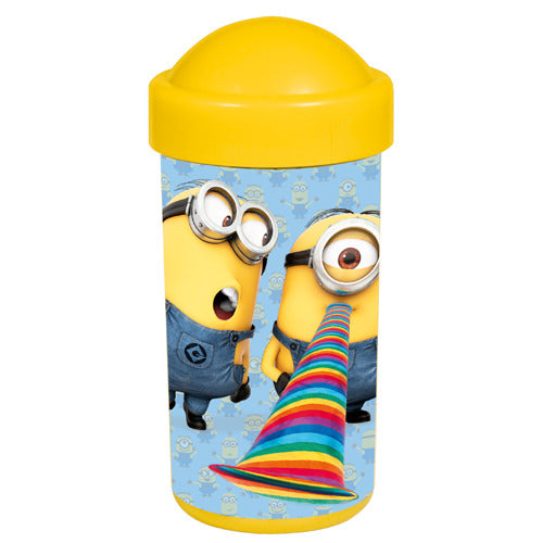 Minions beker met deksel