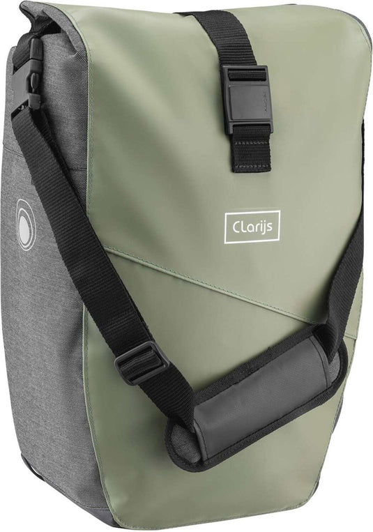 Clarijs fietstas solobag 24l olijf-grijs